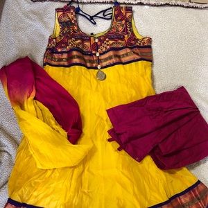 Churidar (Indian wear) with Dupatta and pent.